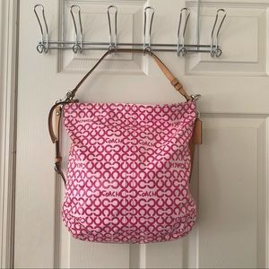 Authentic Pink Coach Shoulder/ Crossbody Bag